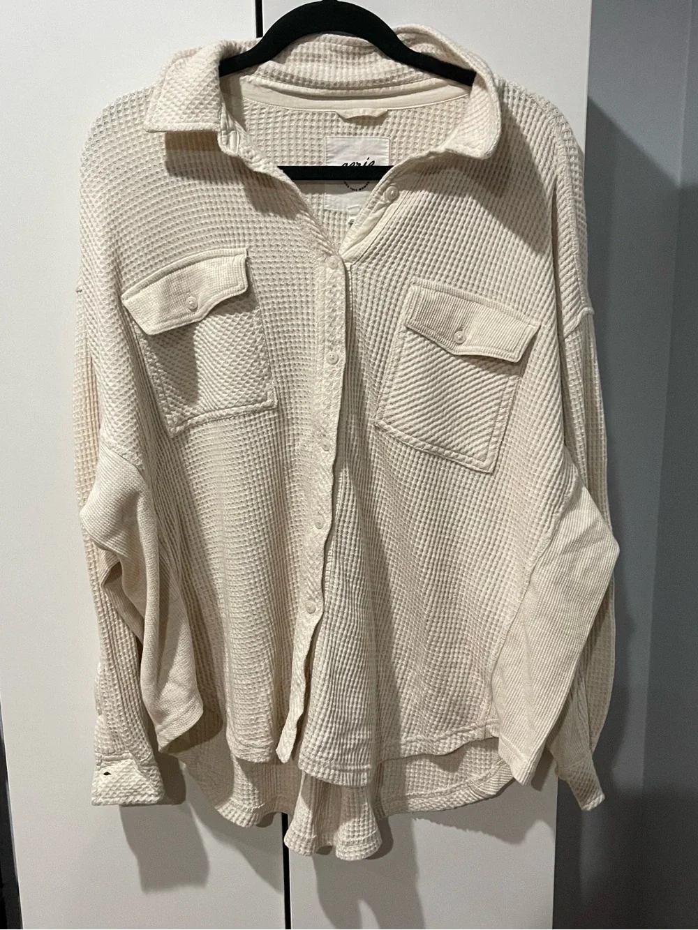Aerie LumberJane Waffle Shirt - Picture 1 of 5